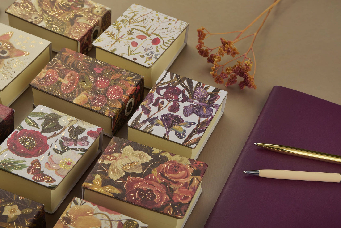 Tear-Away Notepad - Greens and Flowers