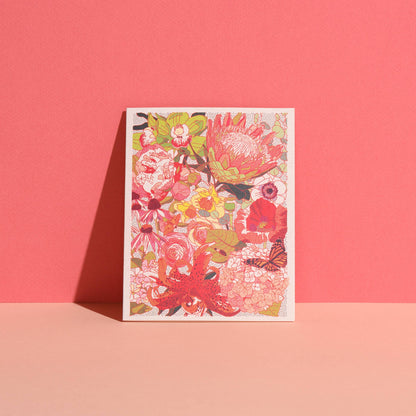 Wild Florals 4x6 Card