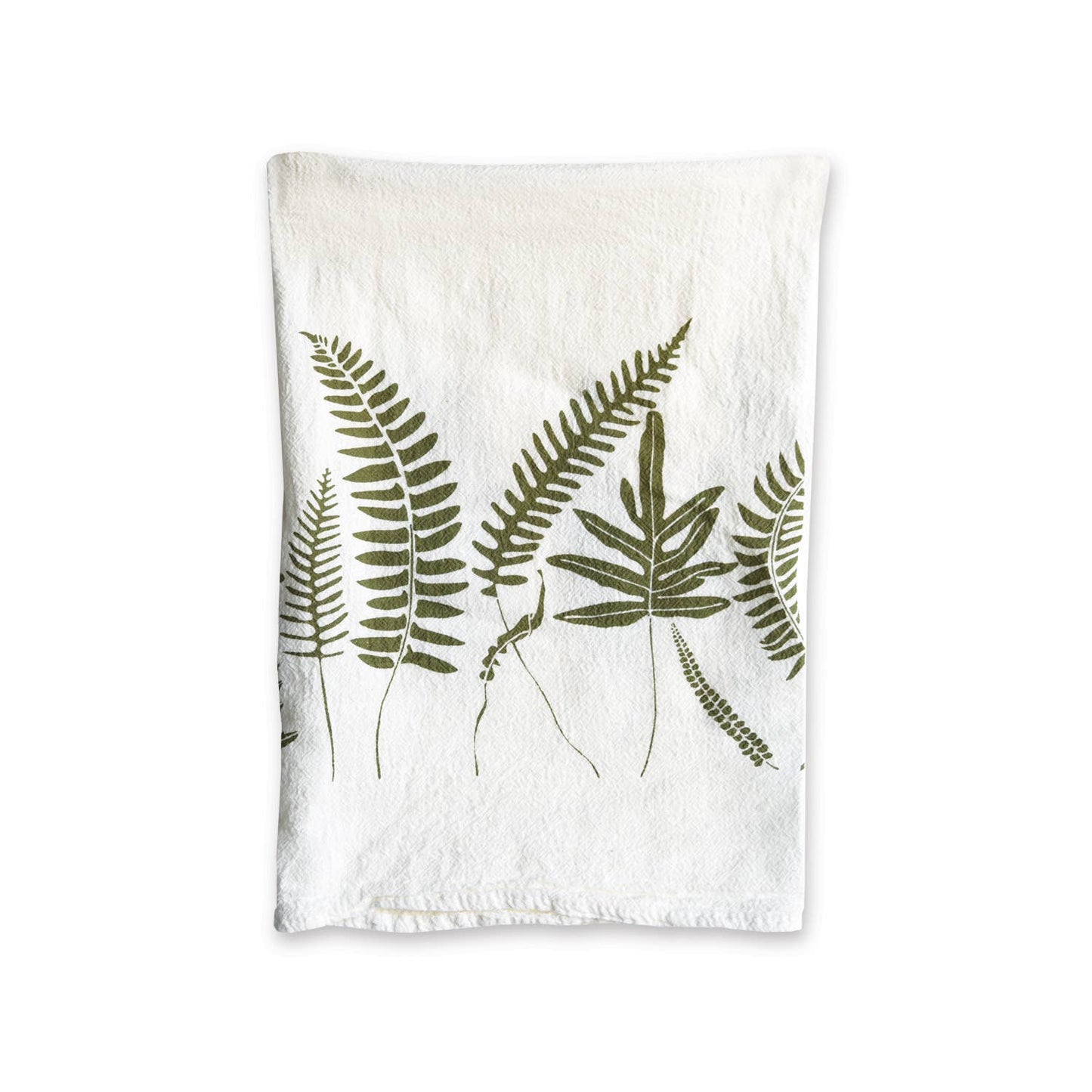 Evergreen Ferns Kitchen Tea Towel