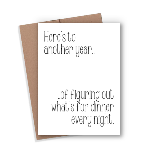 Another Year Together 4x6 Card