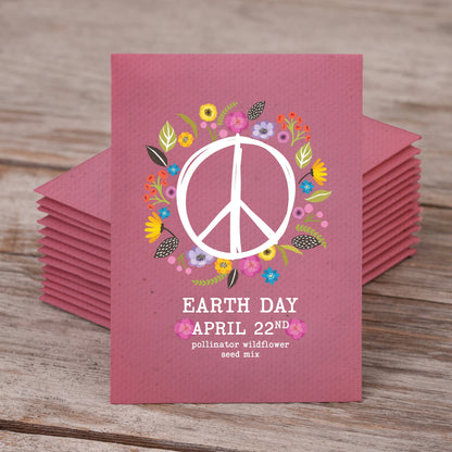 Earth Day Wildflower Mix Seed Packets