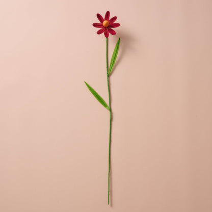 Silk Paper Cone Flowers - Burgundy