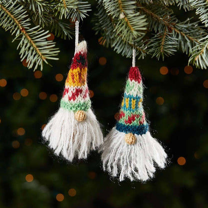 Knitted Gnome Christmas Ornament