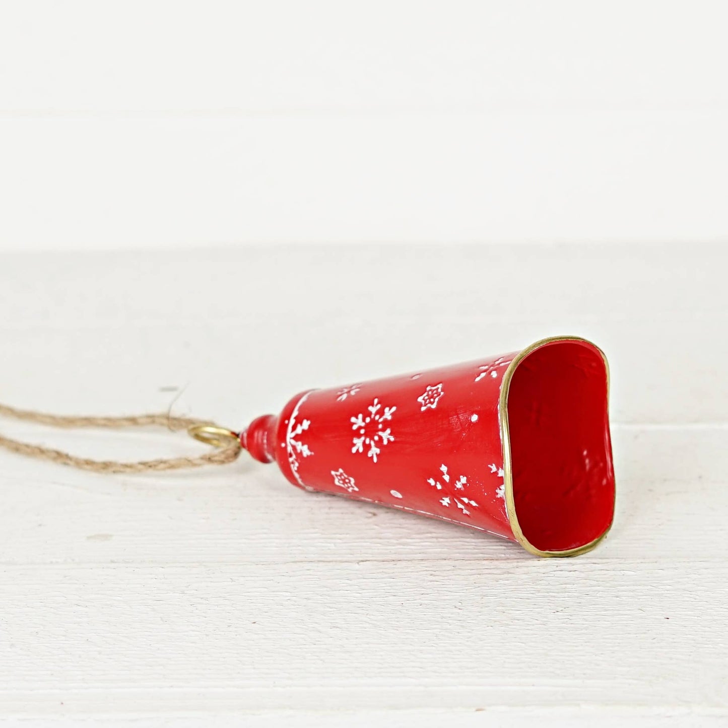570686- Nordic Holiday Lantern Bell-Red-7H x 3.25D