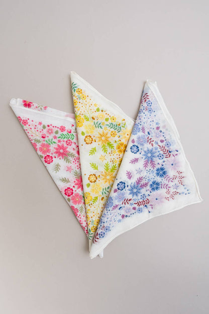 Lavender Floral Print Bandana