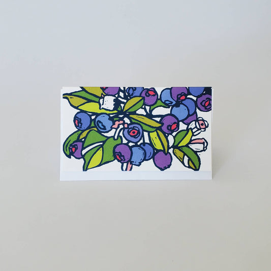 Blueberry Mini Note Card