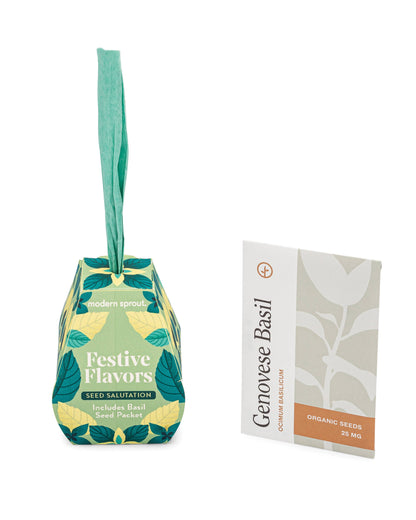 Seed Salutation Gift Tag & Seed Packet
