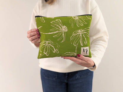 Travel Pouch - Key Lime Green