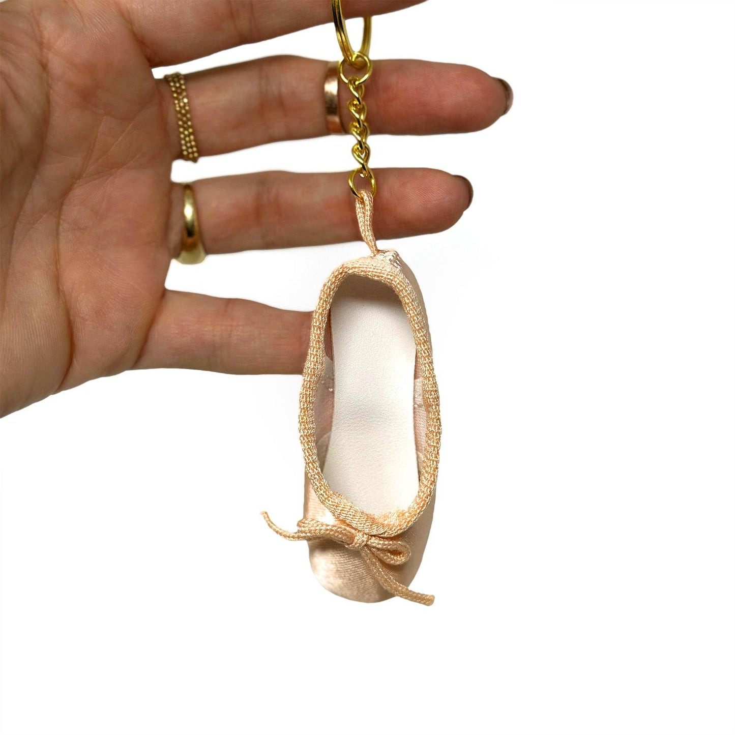 Ballet Slipper Keychain