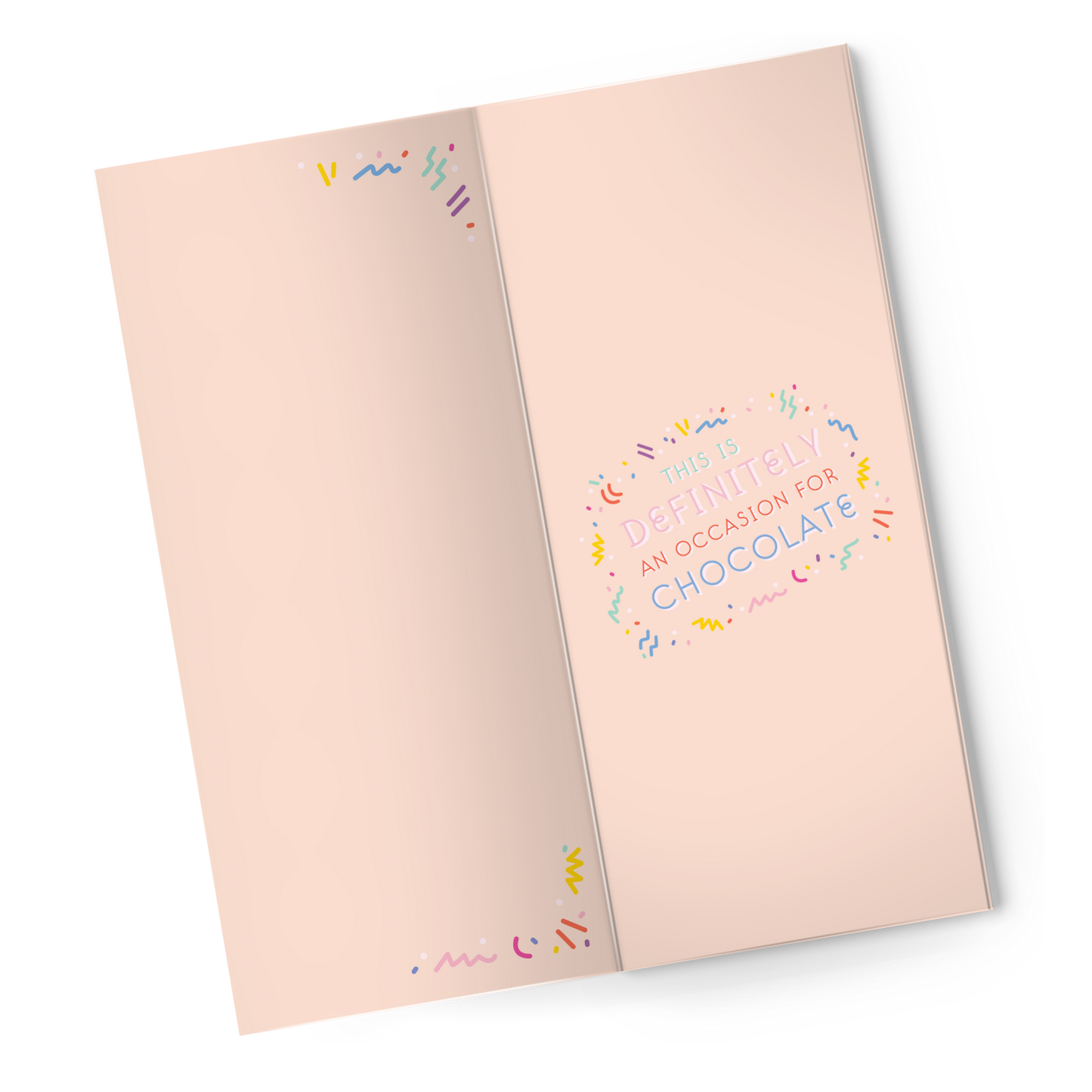 Congratulations Card & Premium Sea Salt Caramel Dark Chocolate Bar
