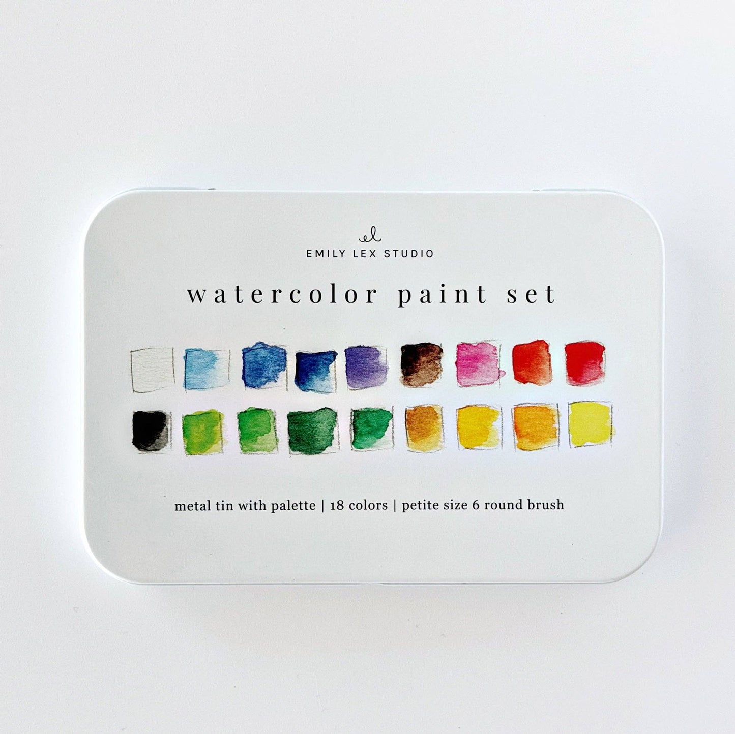 Watercolor Paint Set 18 Colors w/ Brush