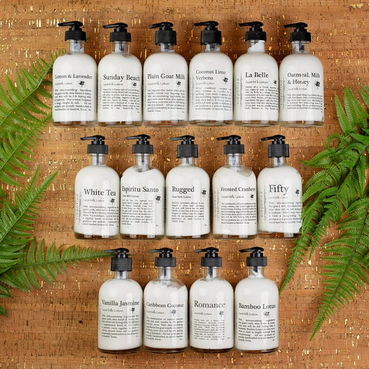 8oz Goat Milk Lotion Lemongrass