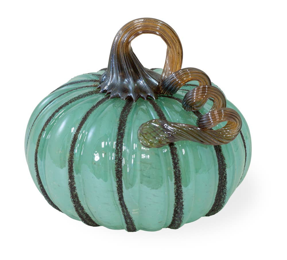 5.75" Blue Autumn Pumpkin Fall Autumn