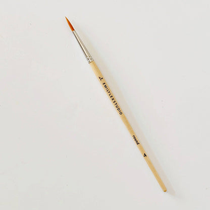 Watercolor Paintbrush Set of 5 Wood Brushes