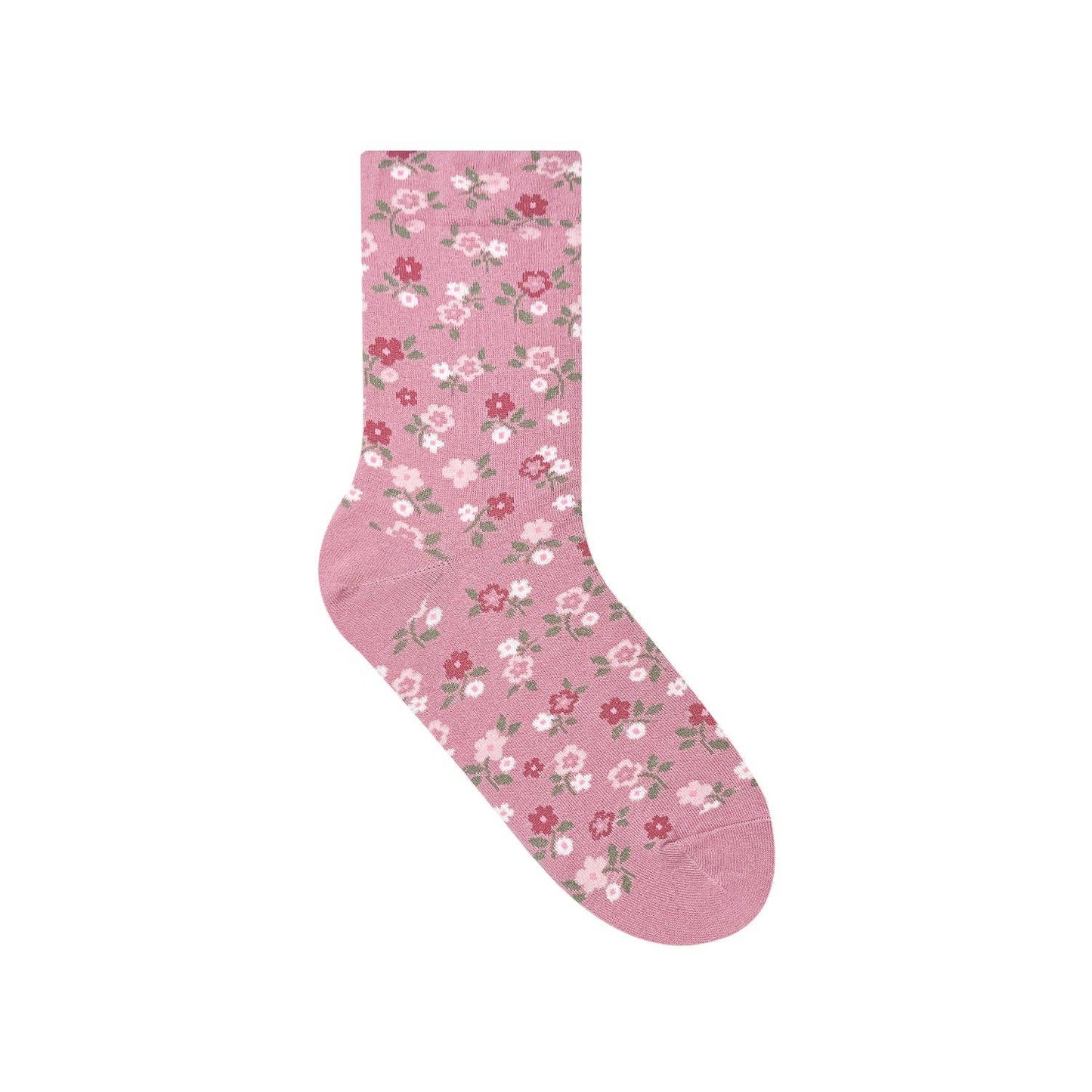 Women's  Flower Pattern Crew Socks