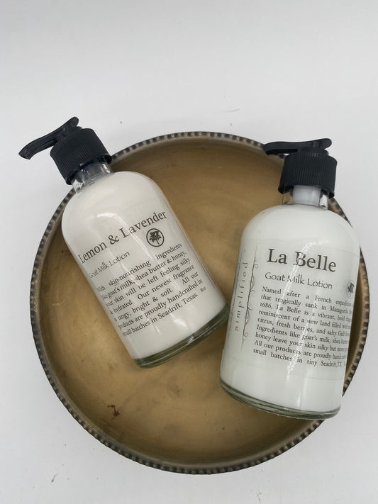 8oz Goat Milk Lotion La Belle & Lemon Lavender