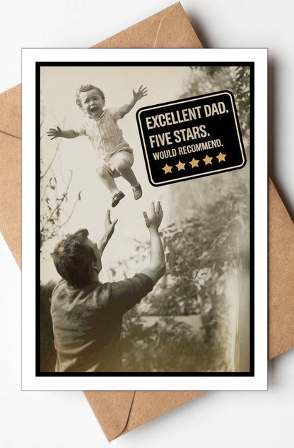 Funny Fathers Day 5x7 Card