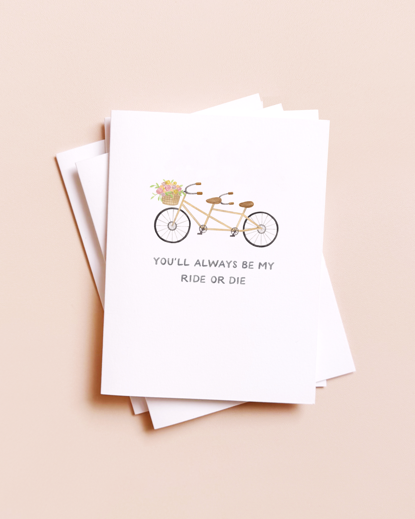 Ride or Die Friendship 4x6 Card