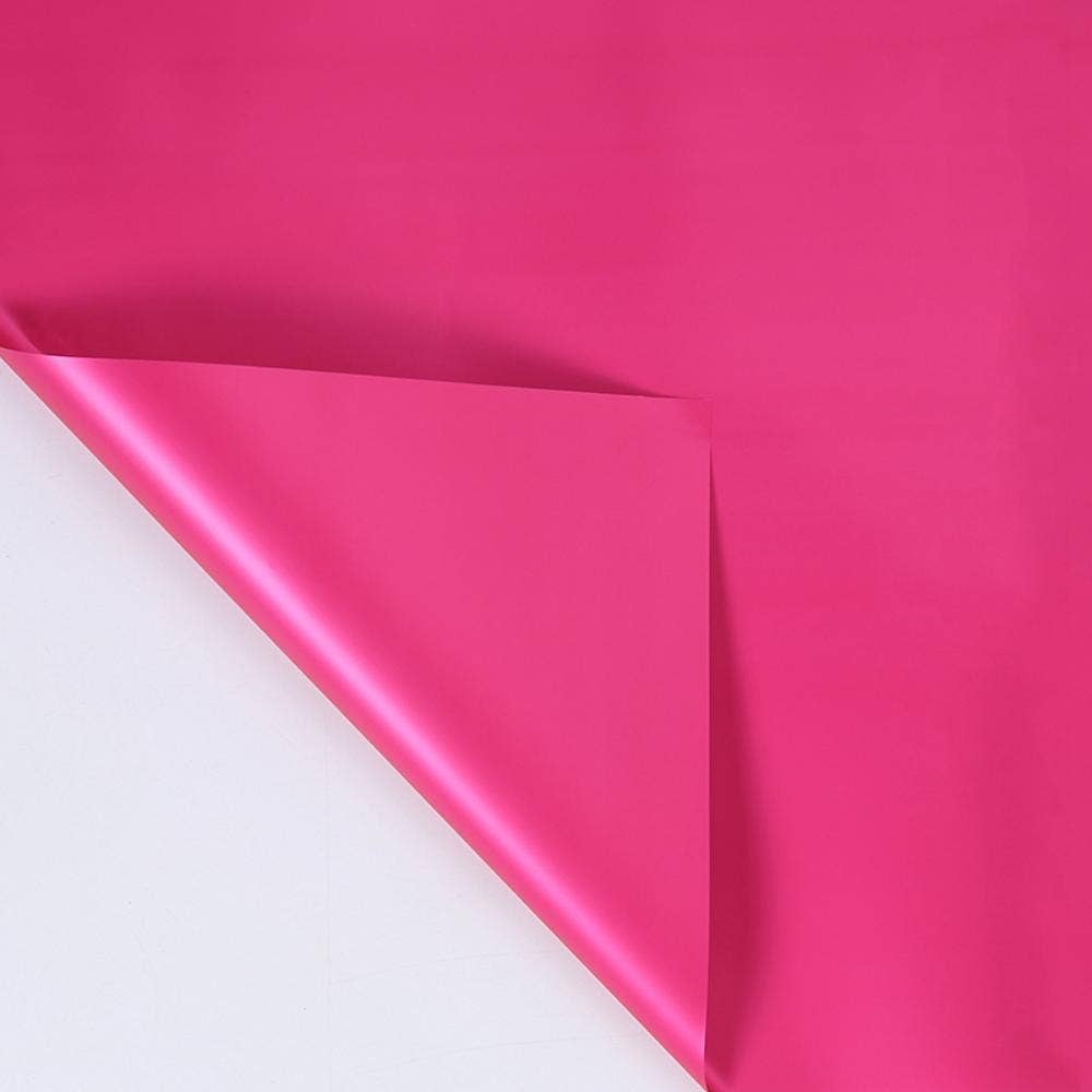 Solid Color Non-Transparent Flower Wrap Pack of 20