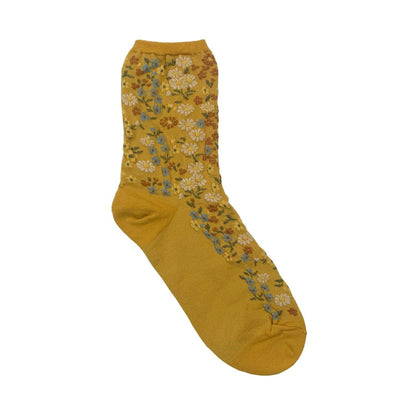 Women's Crew Blooming Garden Socks