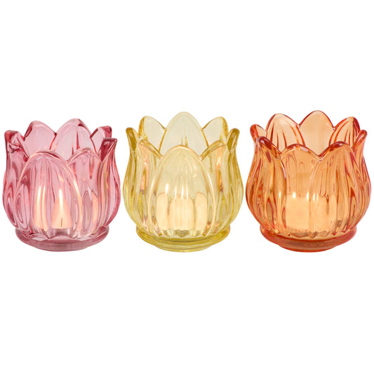 Tulip Blossom Candle Holders