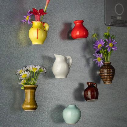 Mini Flower Pot Magnets