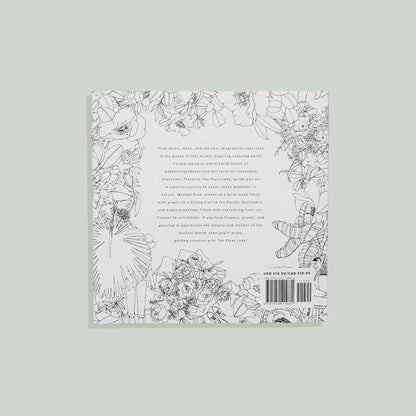 The Plant Lady: A Floral Adult Coloring Book