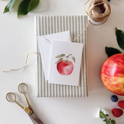 Apple mini notecard