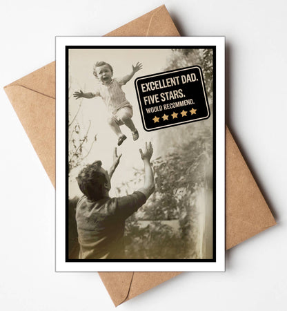 Funny Fathers Day 5x7 Card