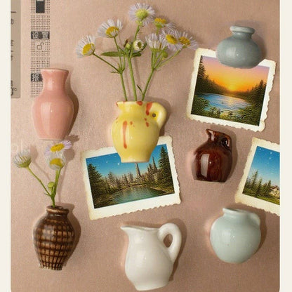 Mini Flower Pot Magnets