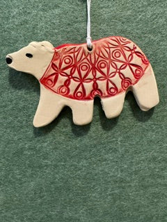 Red Barn Art Ornaments