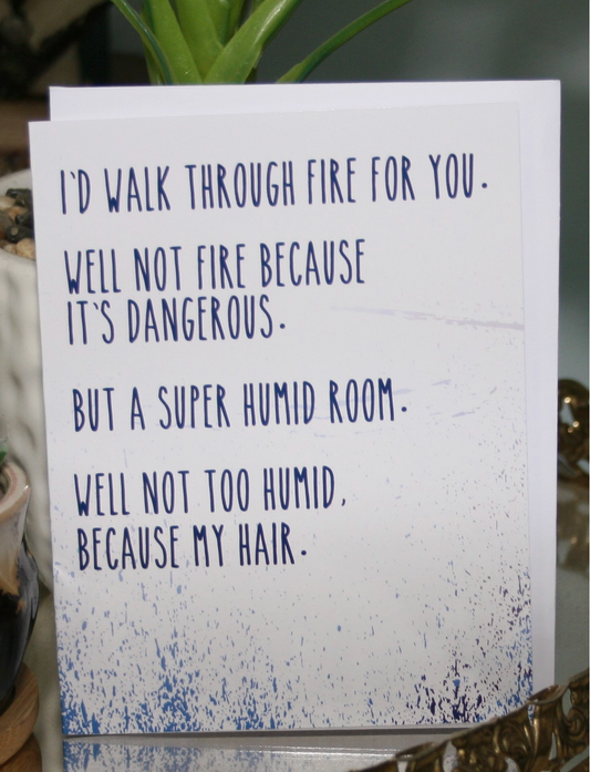 Humid Room 4x6 Card