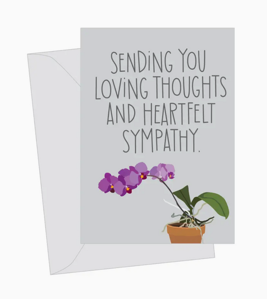Loving Thoughts Sympathy Mini Card