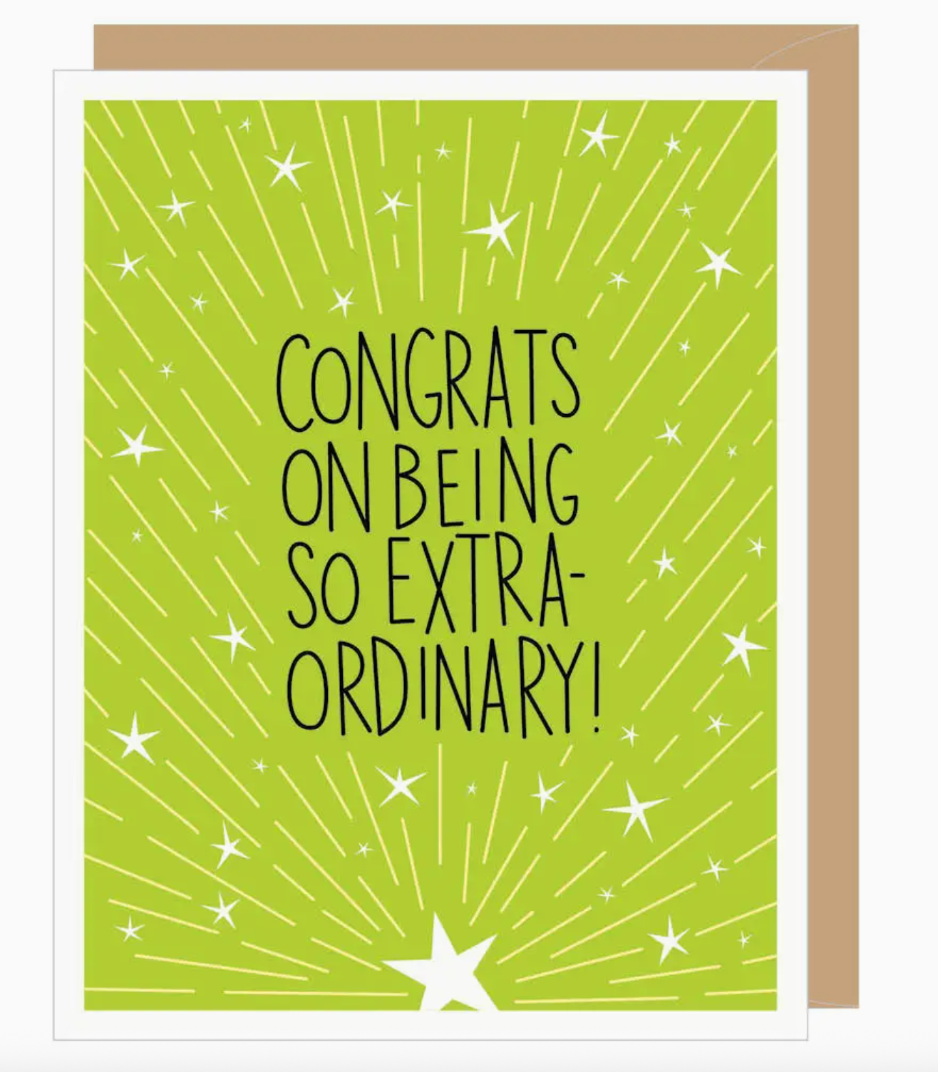 Congrats on being Extraordinary 4x6 Card