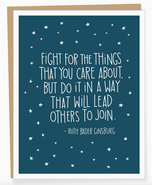 Fight for the things... 4x6 Card