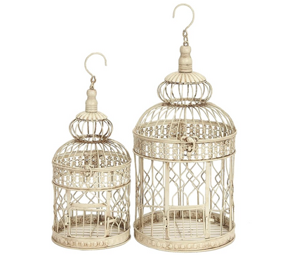 Vintage Metal Bird Cage