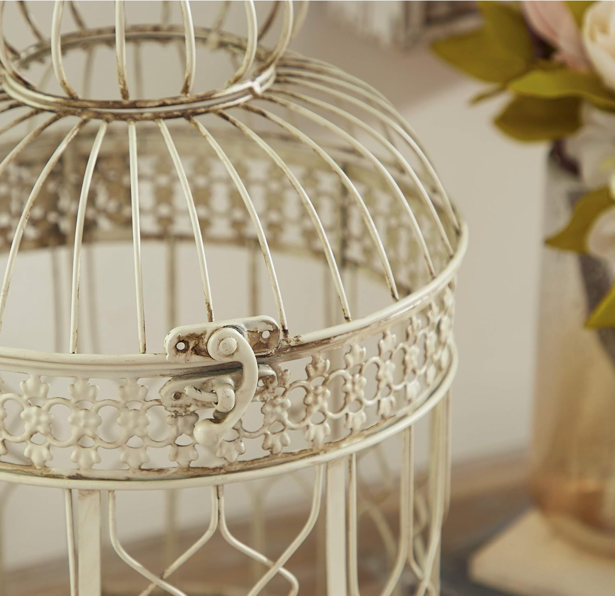 Vintage Metal Bird Cage