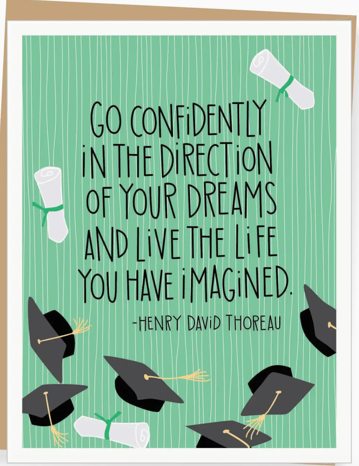 Go Confidently 4x6 Card