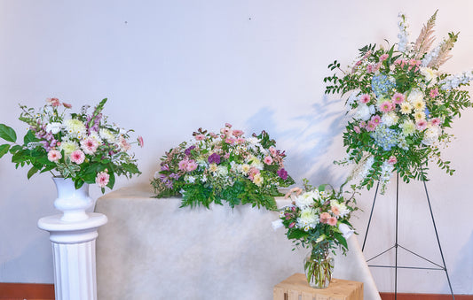 Casket Spray & Standing Spray Set
