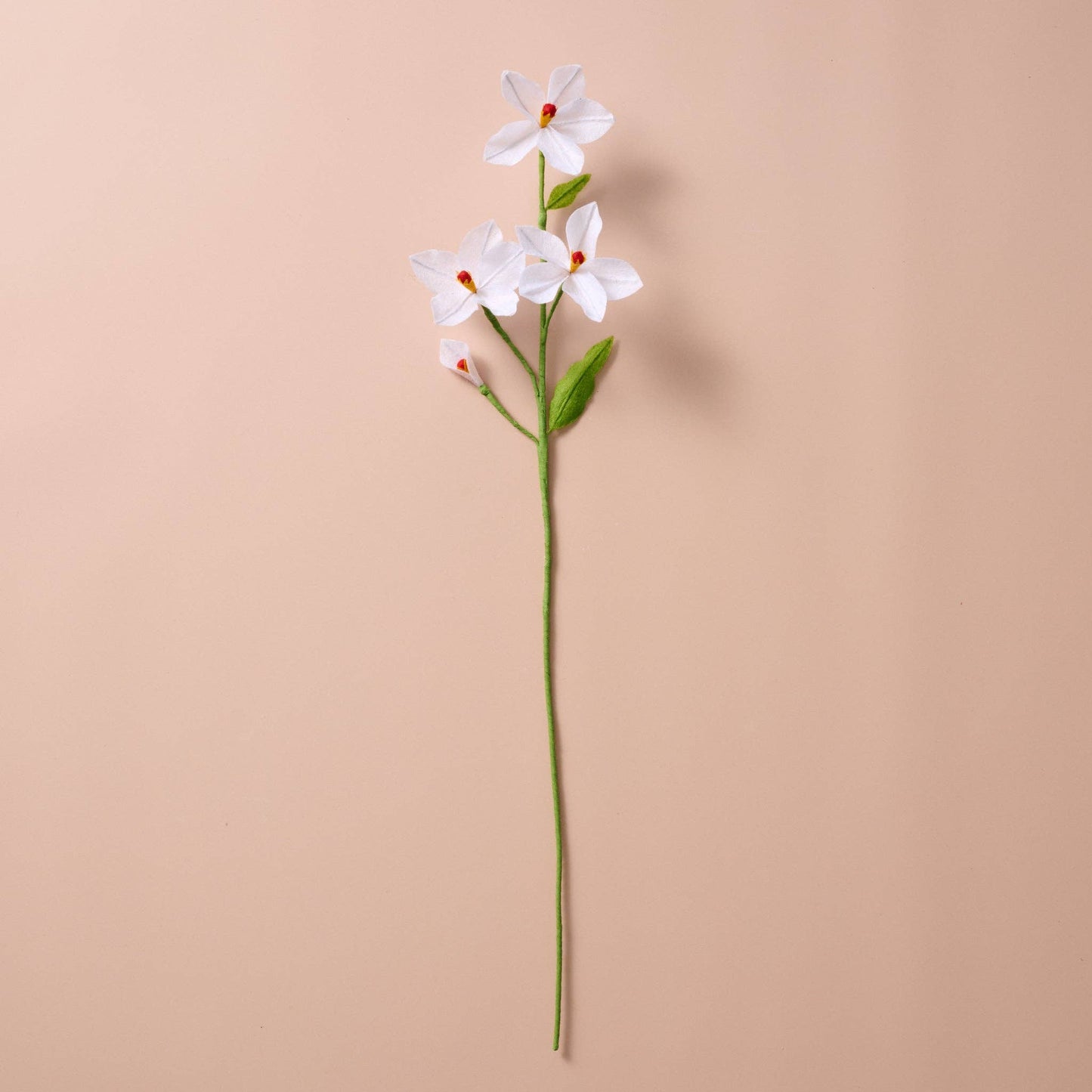 Silk Paper Paperwhite Flowers -White