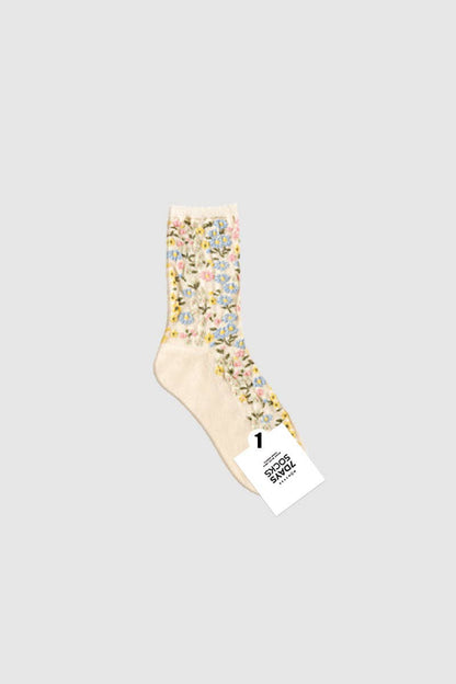 Women's Crew Blooming Garden Socks
