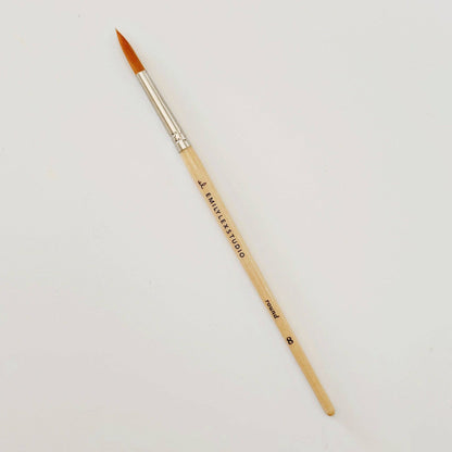 Watercolor Paintbrush Set of 5 Wood Brushes
