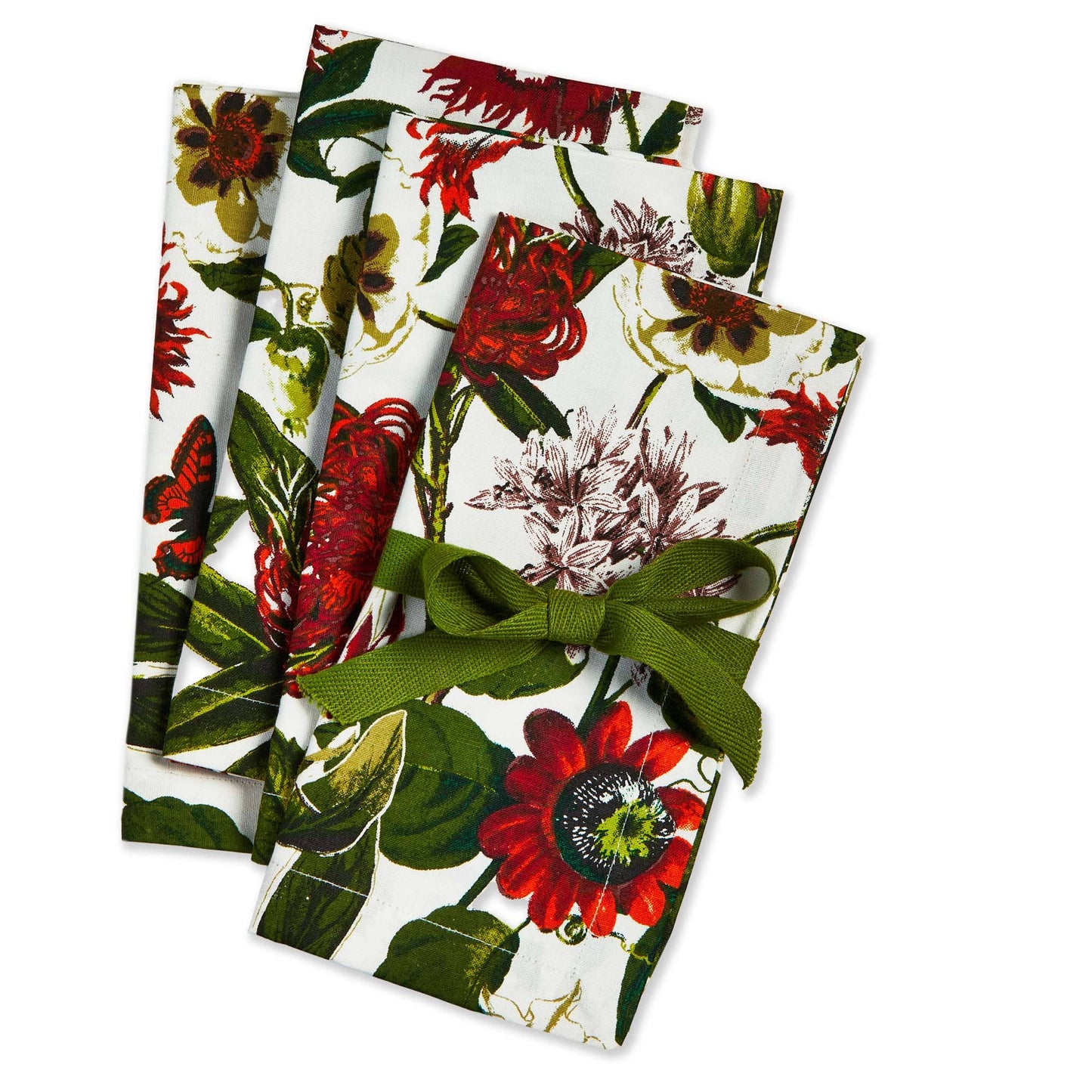 In The Garden Botanical Napkin Set of 4