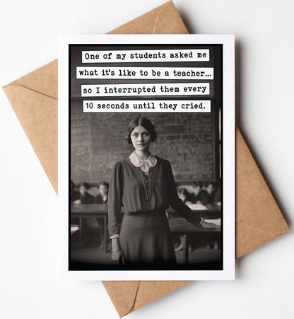 Teacher Appreciation 5x7 Card