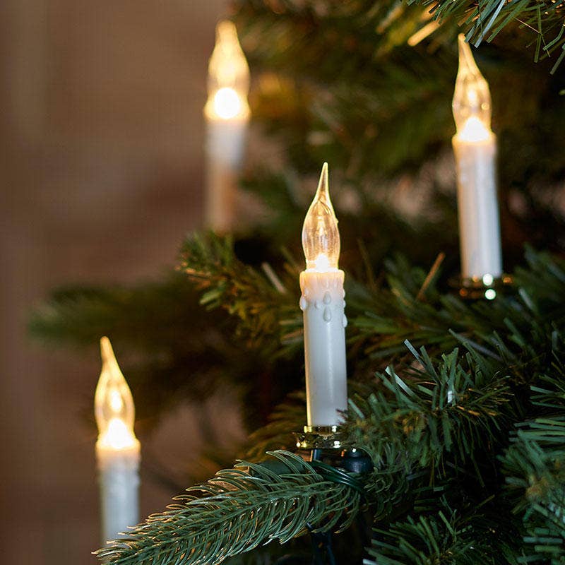 Old Fashioned Christmas Electric Candle String Lights