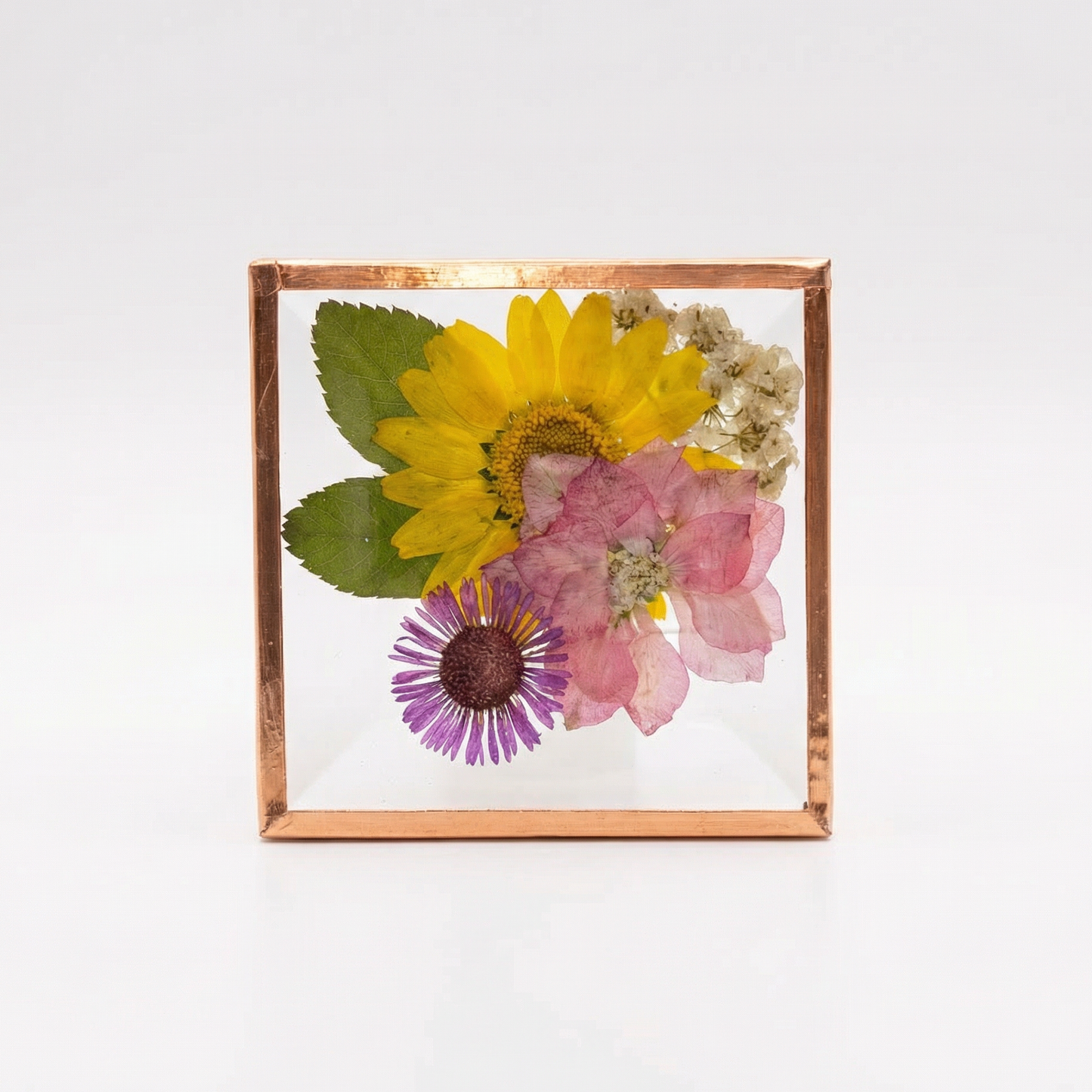 Beveled Glass Magnets - Real Pressed Flowers - Custom Magnet