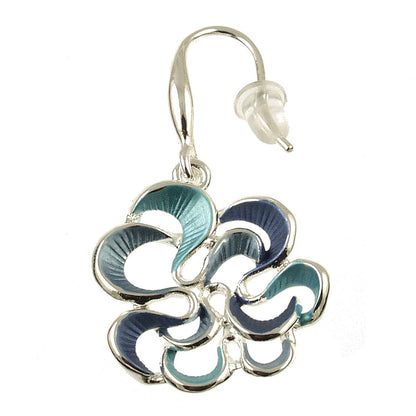 Twirling Bloom Flower Earrings