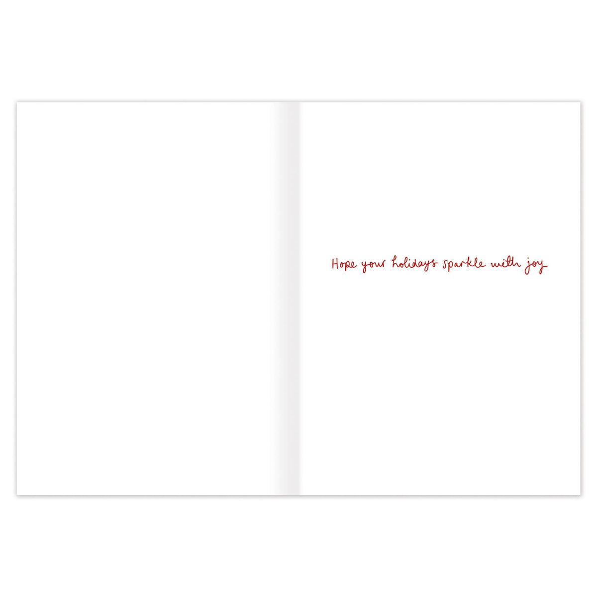 Merry Christmas Tree Holiday Card