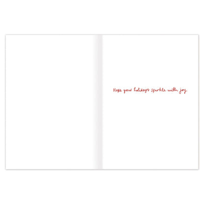 Merry Christmas Tree Holiday Card