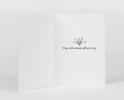Birthday Cupcake 4x6 Card
